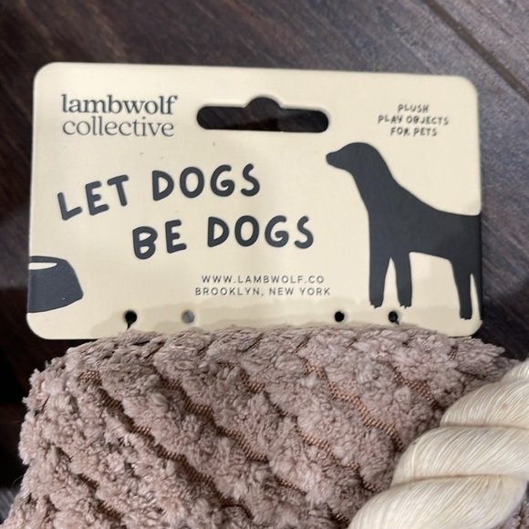 Lambwolf Collective Lot of 2 Block Tug Toy NWT *Benefits Animals* - Picture 2 of 7